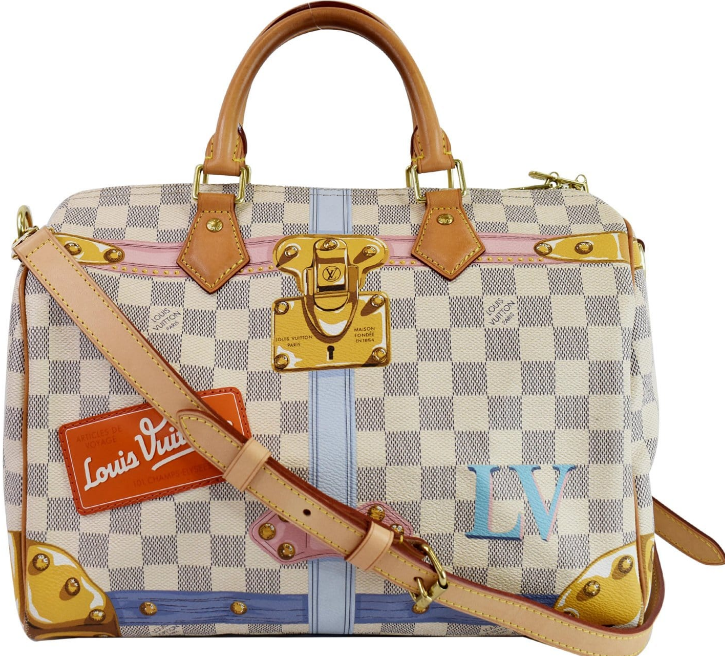 LOUIS VUITTON Monogramouflage Speedy 35 RARE Limited Edition