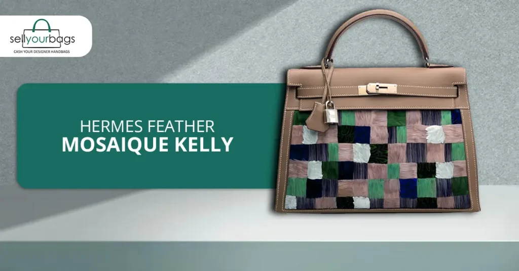 Hermès Feather Mosaïque Kelly: $352,000