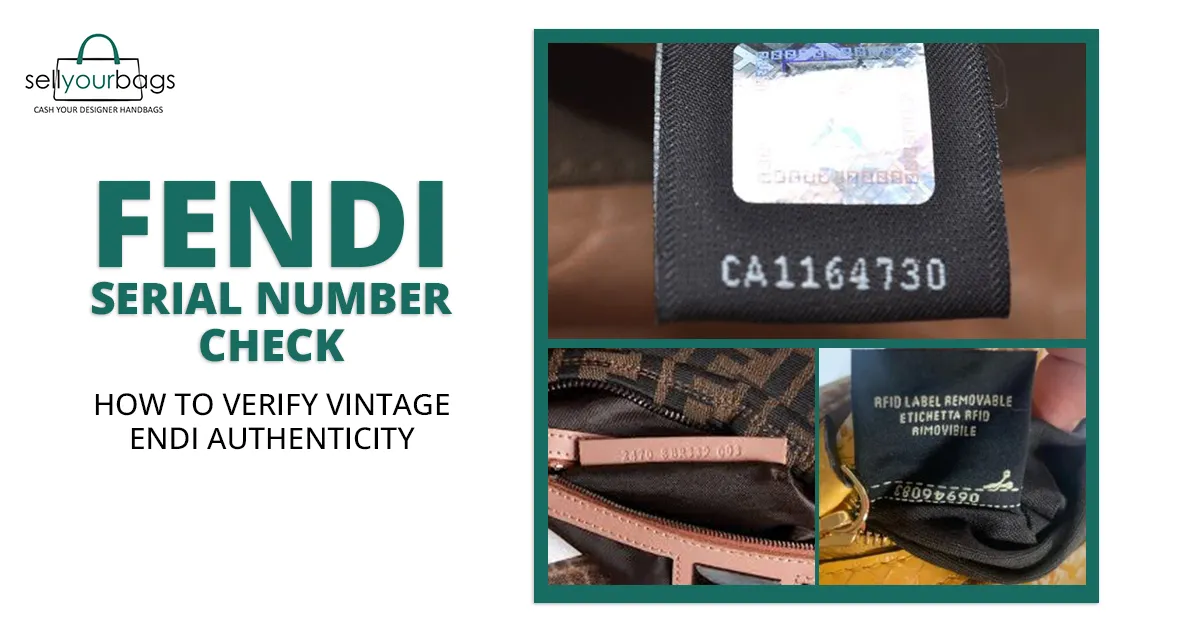 How to Authenticate Vintage Fendi Bags Serial Numbers more