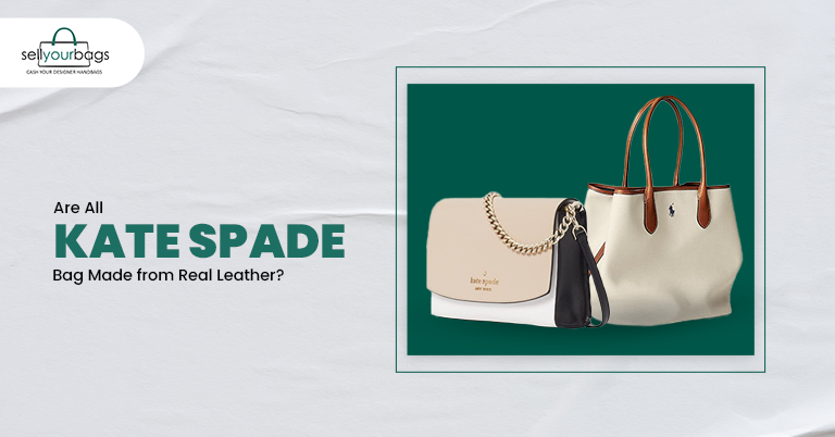 are kate spade bags real leather