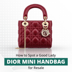 How to Spot a Good Lady Dior Mini Handbag for Resale
